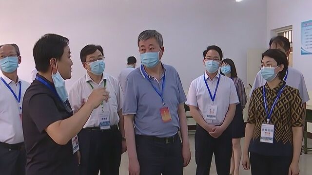 2丁喜泉带领巡视组在我县巡视高考考务工作