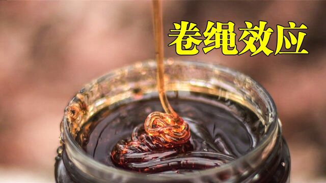 为什么蜂蜜滴落时会自动盘旋?从科学的角度分析“卷绳效应”#知识ˆ’知识抢先知#