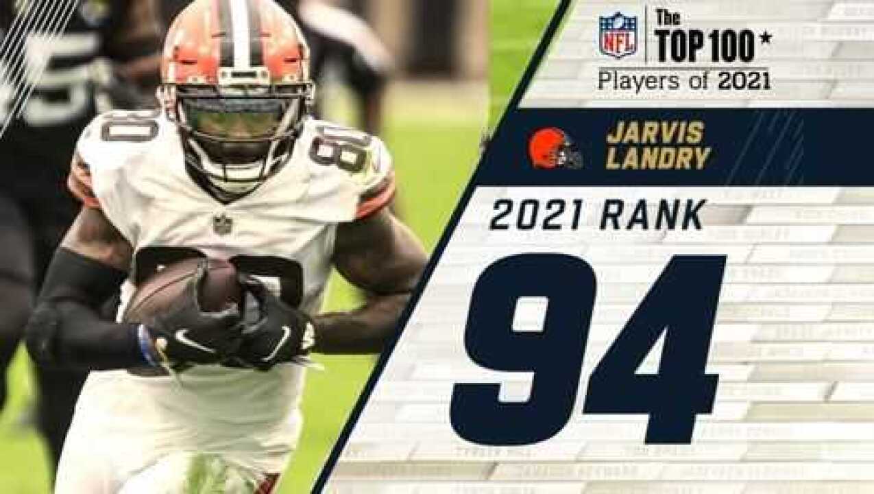 NFL2021年百大球星第94位:克利夫兰布朗外接手贾维斯兰德里