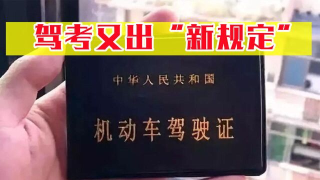 没考驾照的有福了?驾考又出“新规定”?车主:后悔考太早