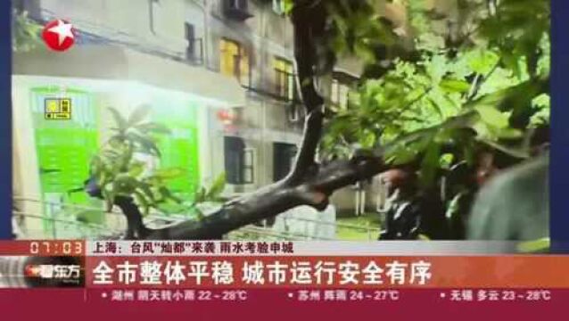 上海:台风“灿都”来袭 雨水考验申城