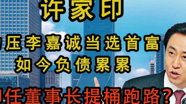 许家印:曾以2900亿身价力压马云李嘉诚当选首富,如今负债累累