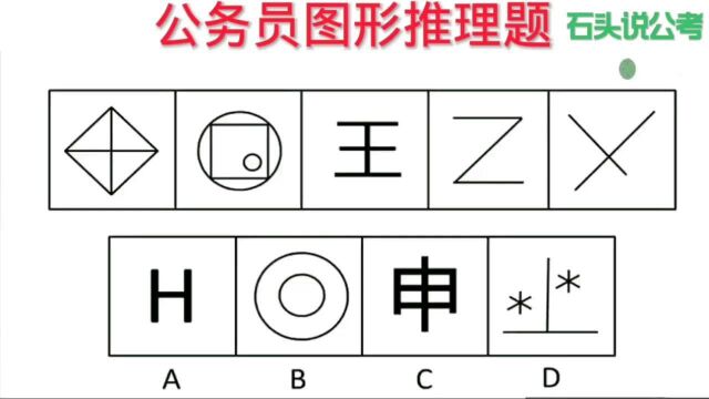 公考题:江苏省公考图推真题,图形混合是图推热点题型,解法记住收藏哟