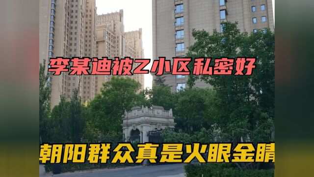 探访钢琴家李某迪住在北京朝阳的豪宅,私密性好,朝阳 群众真厉害