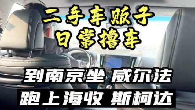 二手车贩子日常撸车,去南京坐威尔法跑上海收斯柯达,朴实无华