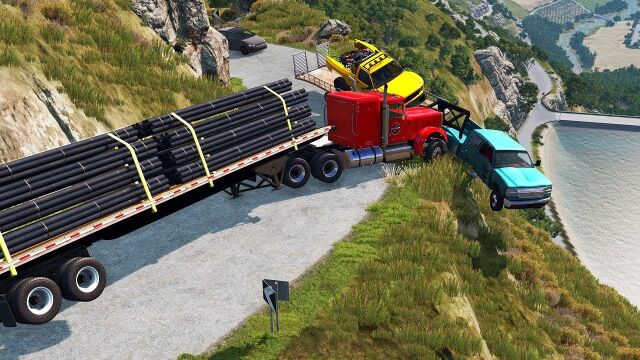 【模拟游戏】悬崖 – BeamNG.drive