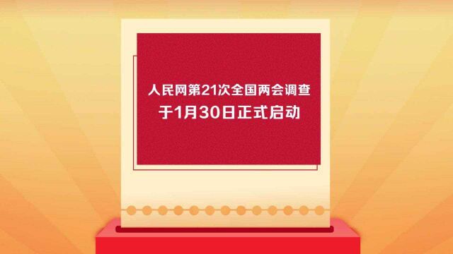 90秒看懂2022人民网全国两会调查!