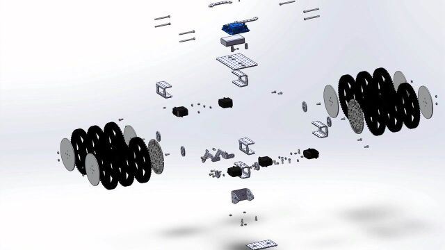 全地形3D无人小车