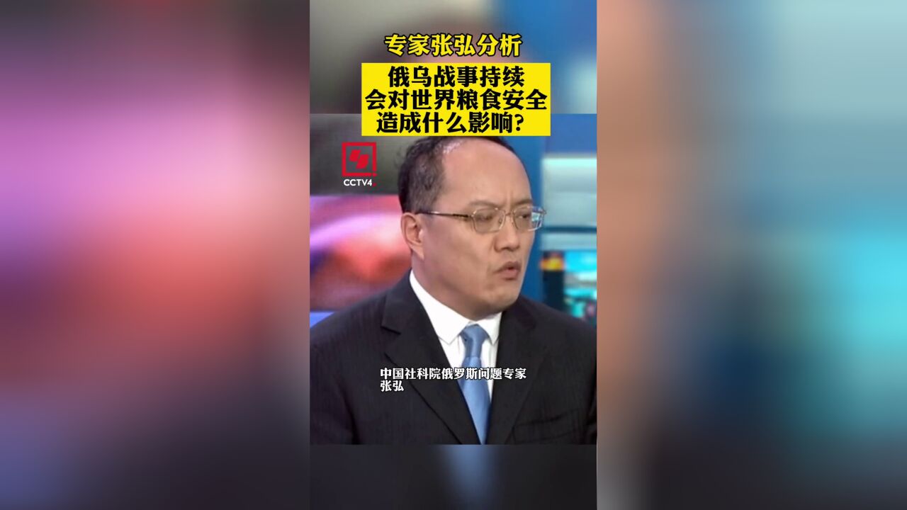 俄乌冲突正在加剧全球粮食危机?专家分析!