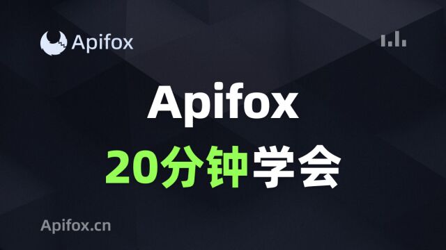 20分钟学会Apifox