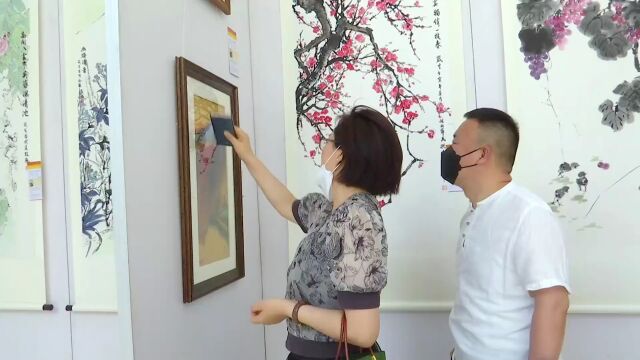 玉泉区“礼赞新时代,奋进新征程”主题书画展开展