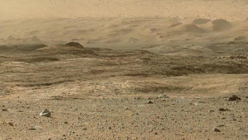 一段真实的火星表面视频！