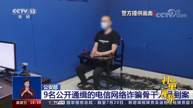 公安部:9名公开通缉的电信网络诈骗骨干人员到案