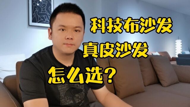 科技布沙发和真皮沙发哪种好?怎么选?