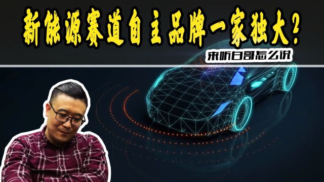 在新能源汽车赛道上,自主品牌已经超越合资品牌是一件好事么?