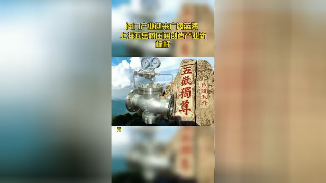 阀门产业迎来广阔蓝海 上海五岳减压阀创造产业新标杆