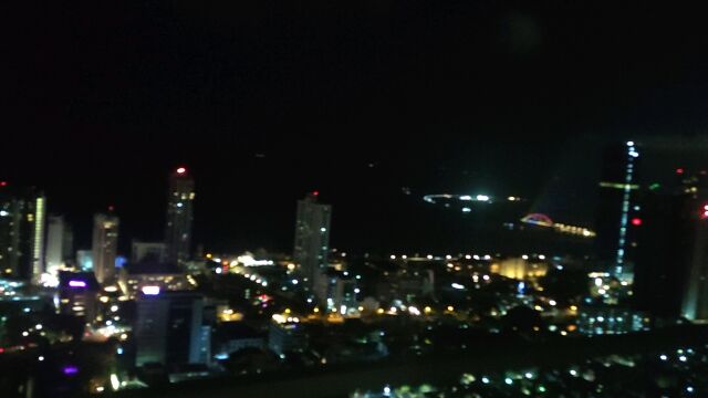 斯里兰卡科伦坡港口城夜景