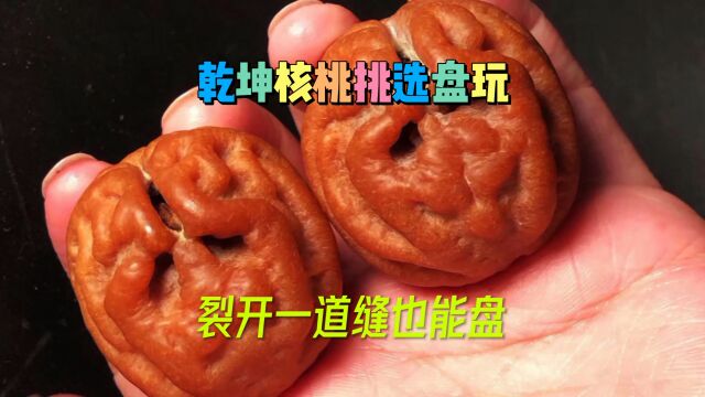 乾坤核桃挑选盘玩