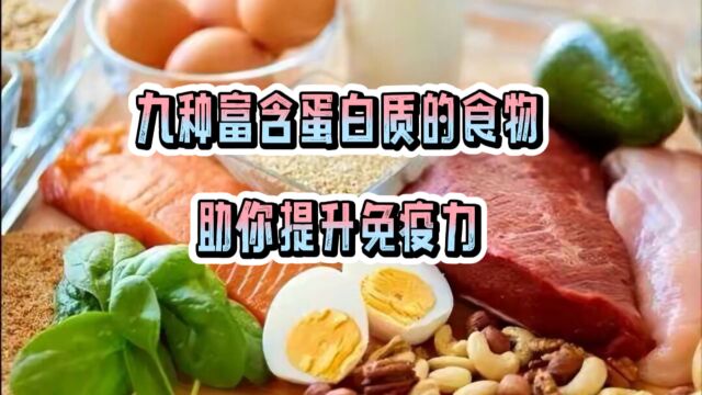 九种富含蛋白质的食物助你提升免疫力