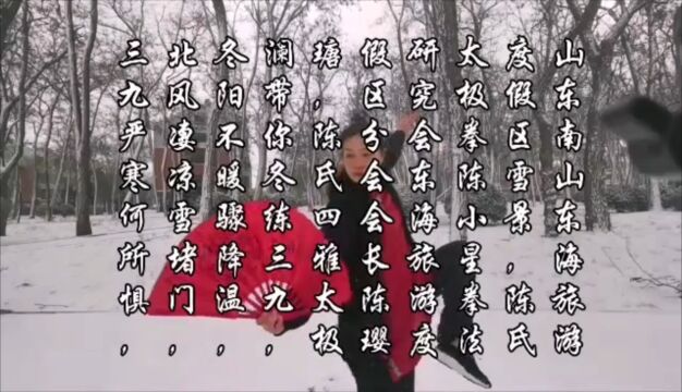 陈家沟太极拳学校陈氏四雅太极澜唐英,陈小星拳法研究会东海分会长