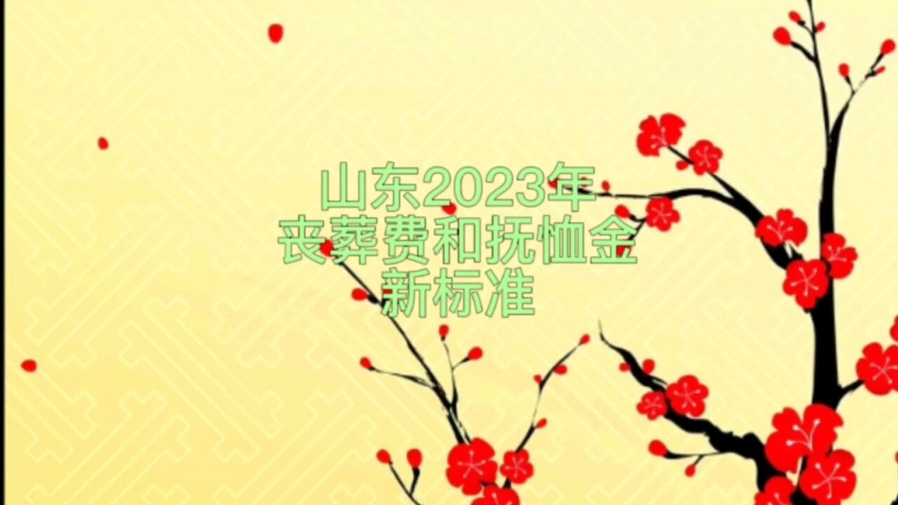 山东2023年丧葬费和抚恤金实施新标准,退休老人去世能领多少钱?