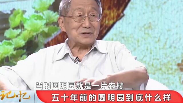 9旬清史学家王道成揭秘:50年前的圆明园,究竟长什么样