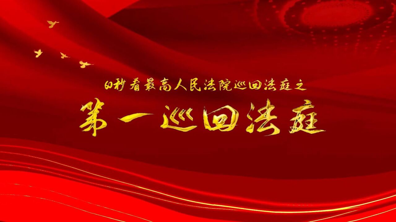 60秒看最高人民法院巡回法庭之第一巡回法庭