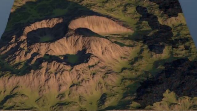 拥有三个喷发口的罕见火山锥,大自然鬼斧神工的造化力量,令人十分感叹