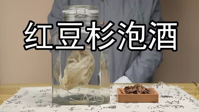 红豆杉泡酒你喝过吗?对身体好处多多,快来泡一杯