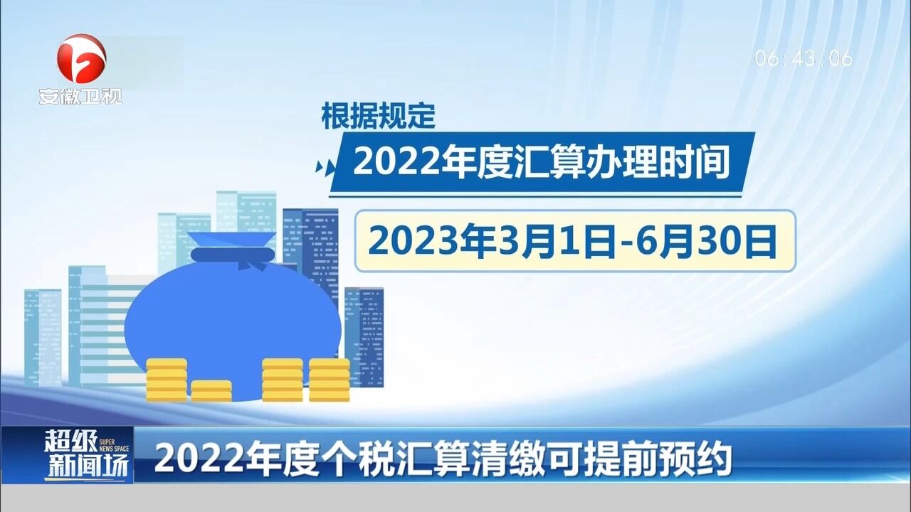 2022年度个税汇算清缴可提前预约