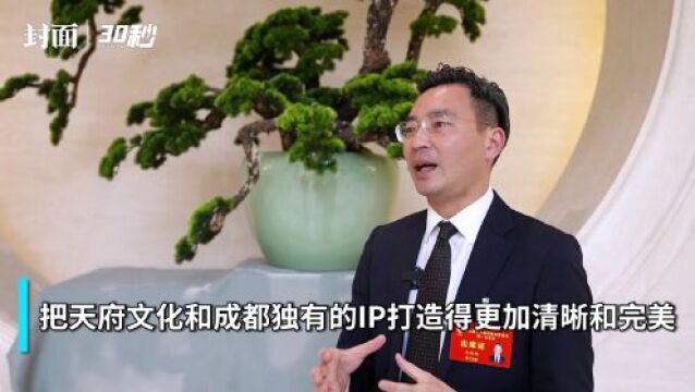 成都市政协委员张裕鹏:以天府文化为核 打造成都独有IP