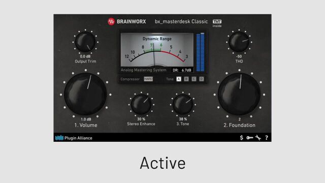 Brainworx  bxmasterdesk Classic  Trailer Plugin Alliance