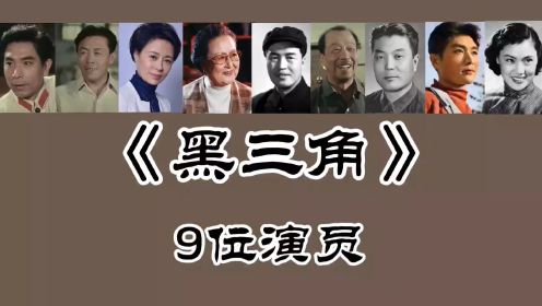 《黑三角》9位演员，方辉 凌元 雷明等多人已去世，刘佳63岁了