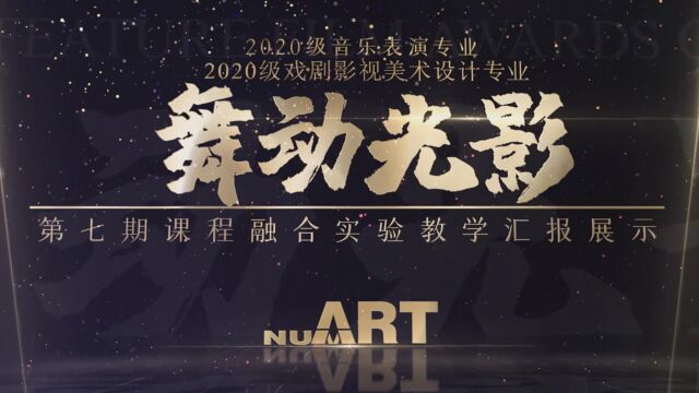 南京航空航天大学艺术学院“舞动光影”课程融合实验教学汇报