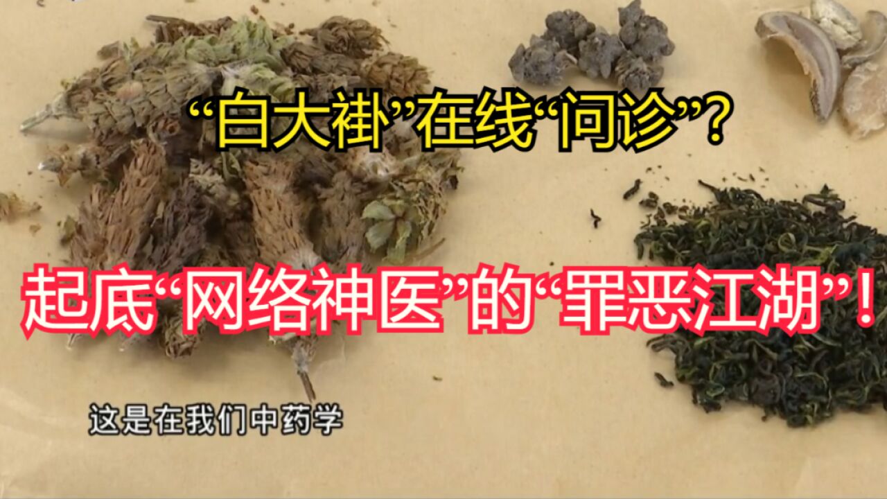 打着农产幌子卖药?问诊有模有样!起底“网络神医”的罪恶江湖