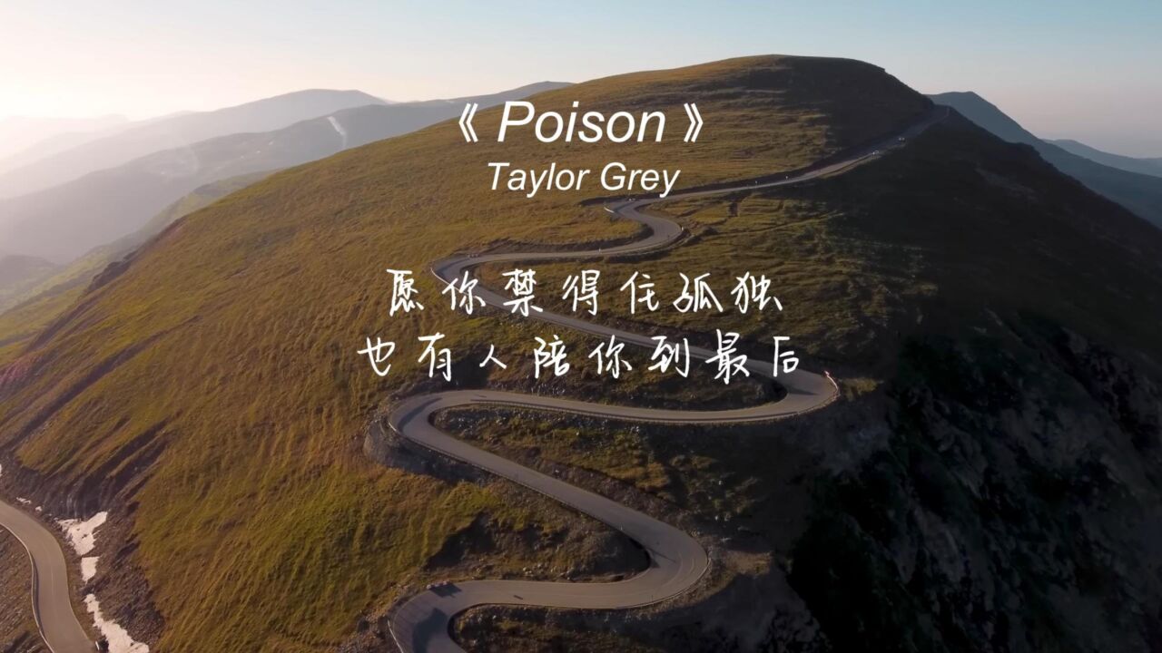 《Poison》很迷人的声线听着很舒服,喜欢这种忽明忽暗的感觉