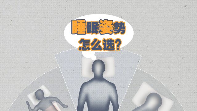 仰睡、侧睡、俯睡,哪种最适合你?丨100秒讲透