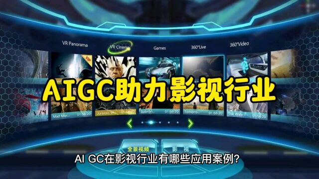 AIGC在影视行业有哪些应用案例?