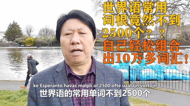 黄银宝:世界语常用词根竟然不到2500个?自己轻松组合出10多万个词汇!