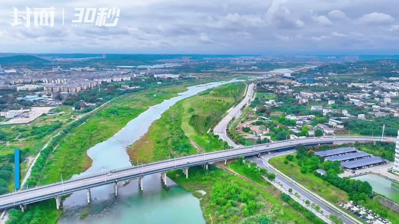 绵阳科技城绵盛路主车道通车 永兴镇到八家堰只要5分钟