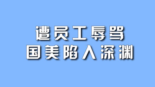 遭员工辱骂,国美陷入深渊.