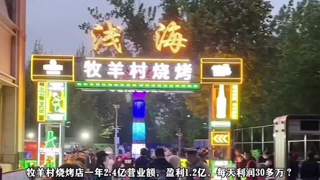 牧羊村烧烤店年营收2亿?网红比上市公司盈利强?网红经济的误传 #牧羊村烧烤 #淄博烧烤 #网红经济 #财经知识 #创业