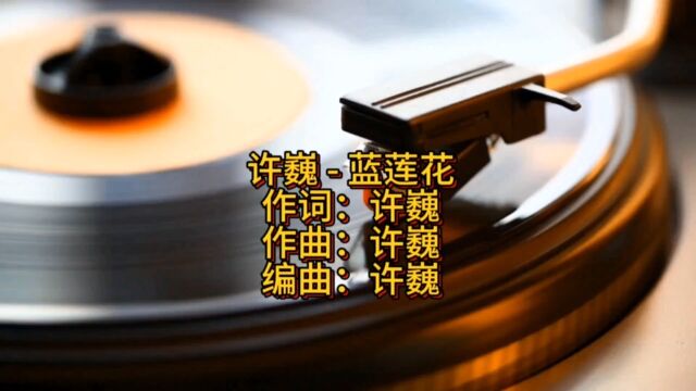 许巍  蓝莲花 作词:许巍 作曲:许巍 编曲:许巍