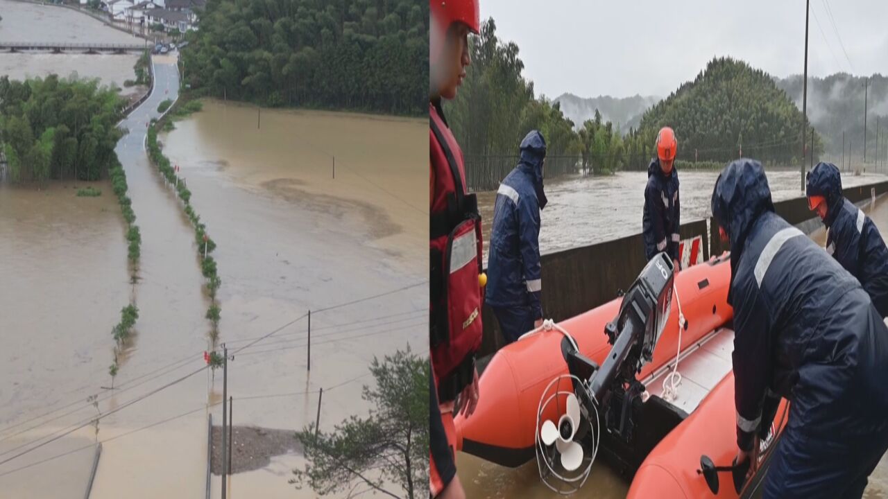 强降雨致高速溜方 路面被堵无法通行 南平多部门联动紧急抢通