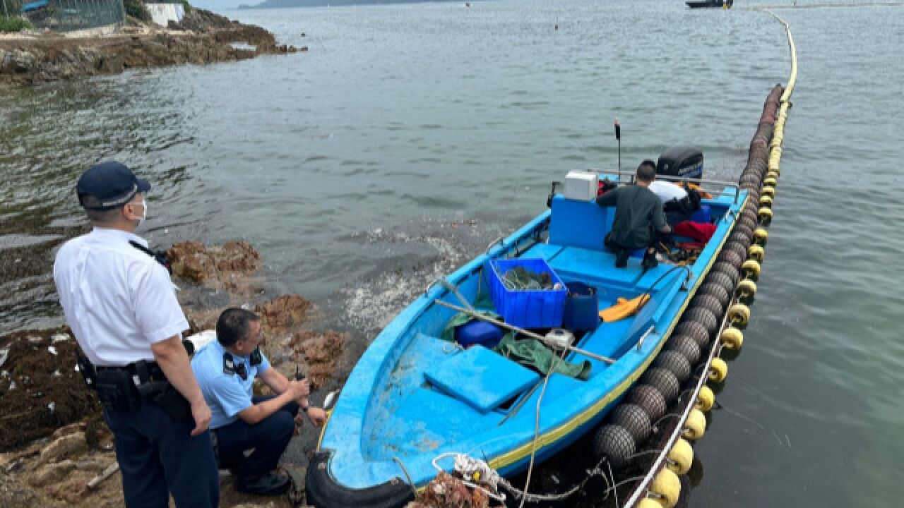 两名内地男子为救溺水同伴,乘快艇到香港求助!涉嫌非法入境