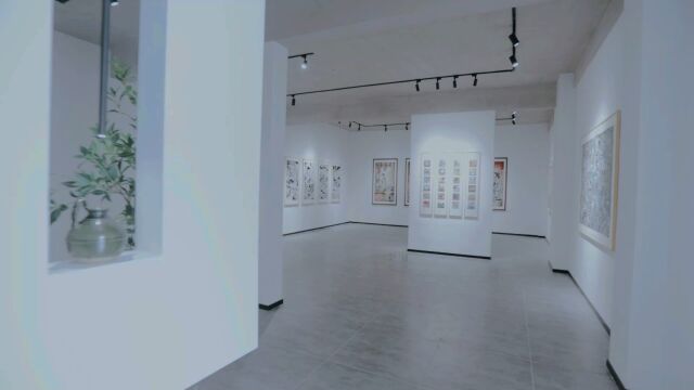 绵阳二中金家林校区版画展