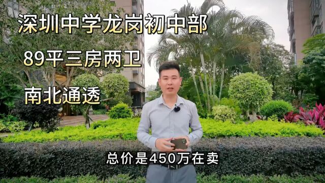 龙岗中心城 又一城 深中龙初 三房450w