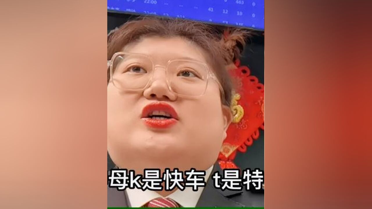 火车票上的字母都啥意思?