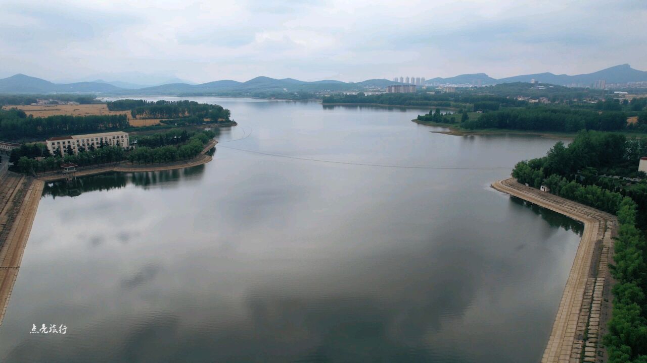 河南舞钢市田岗水库美景