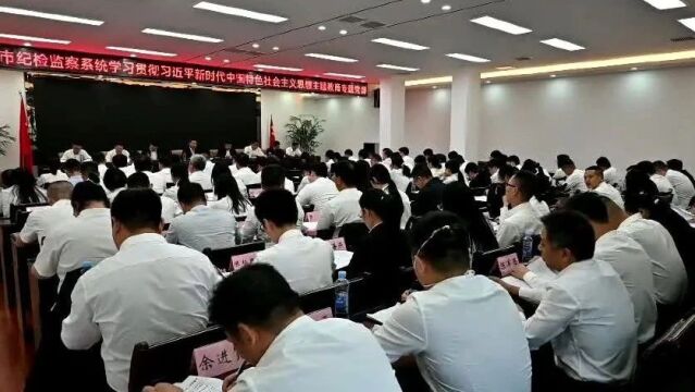 全市纪检监察系统举办学习贯彻习近平新时代中国特色社会主义思想主题教育专题党课